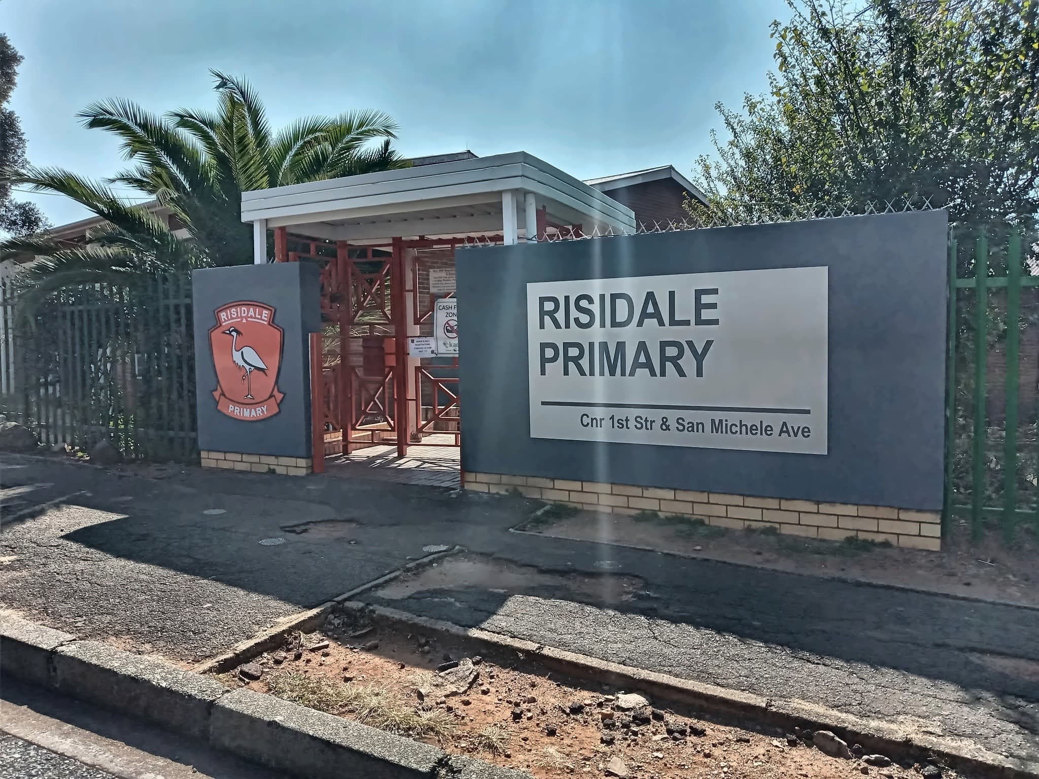 Newly updated Risidale Primary School entrance